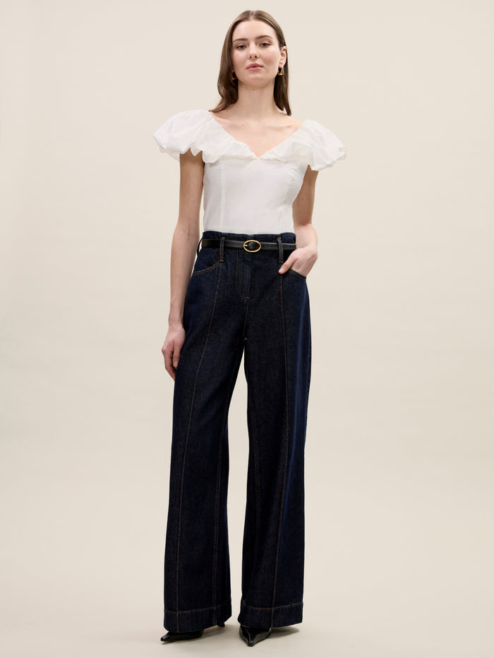 Yara Poplin Top