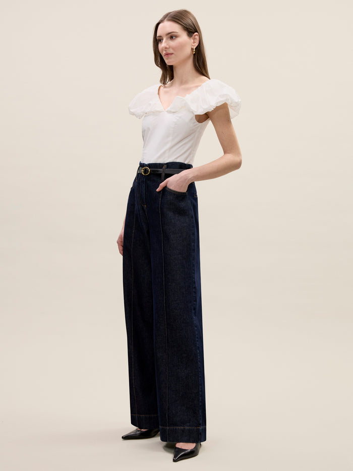 Yara Poplin Top